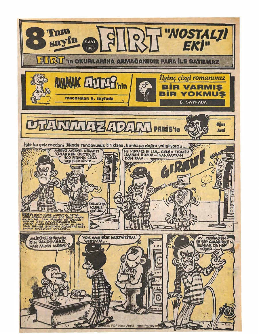 Fırt - Nostalji Eki Sayı 30 kapak görseli