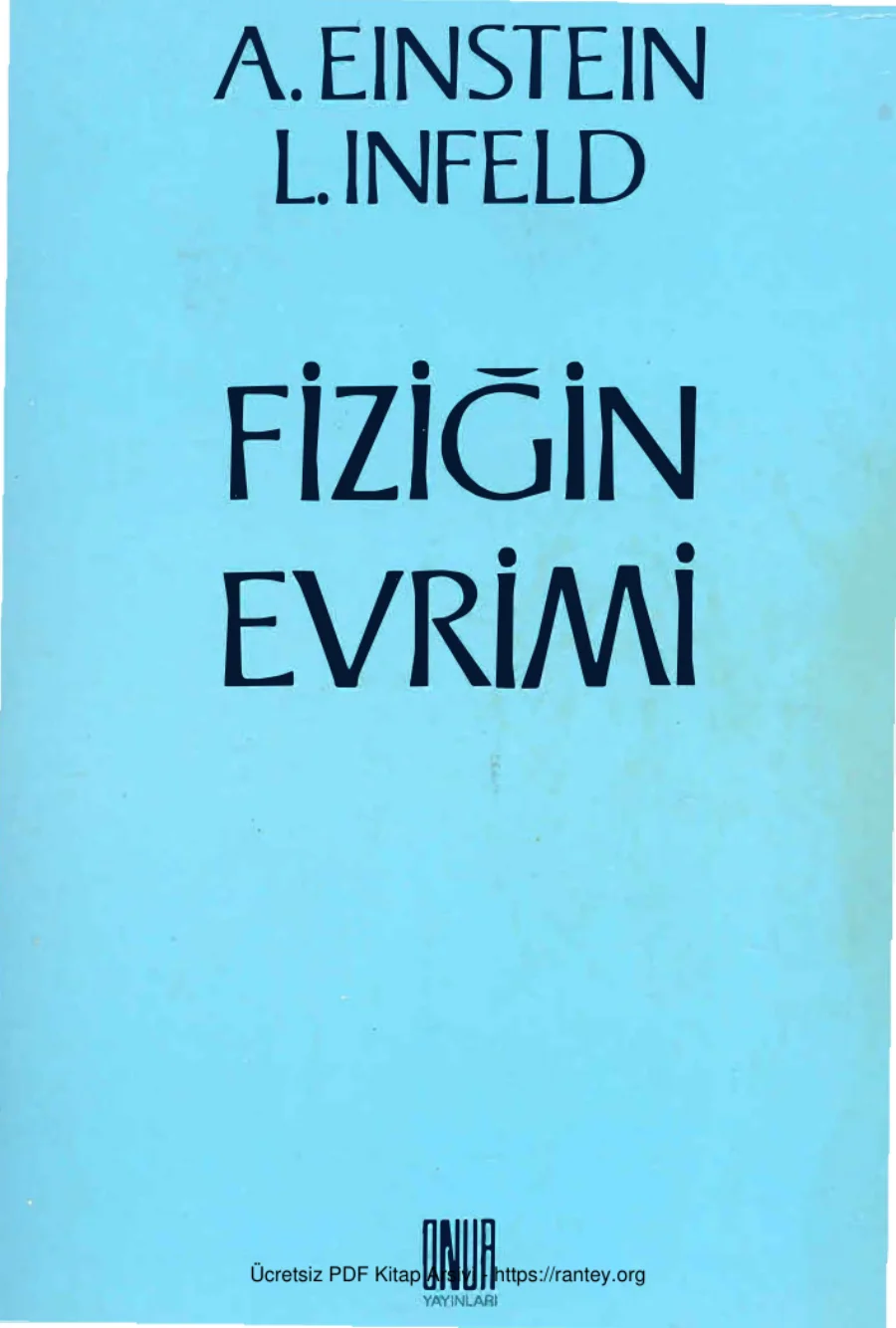 Fiziğin Evrimi kapak görseli