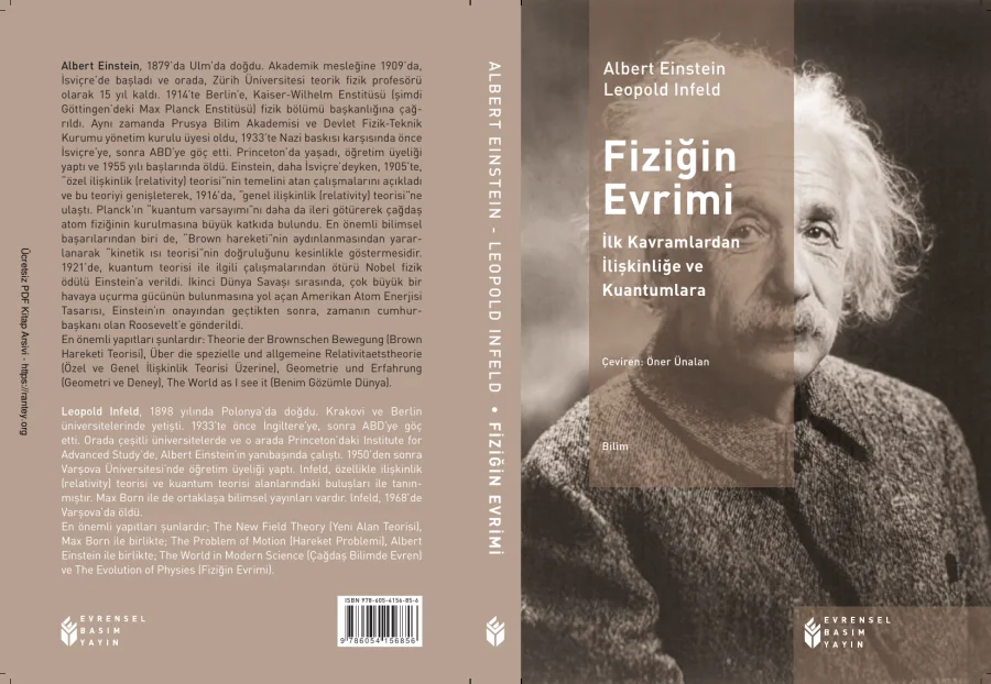 Fiziğin Evrimi kapak görseli
