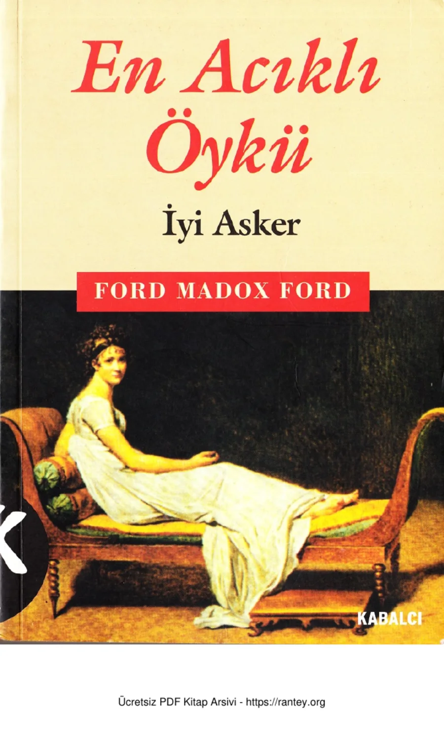 Ford En Acıklı Öykü Kabalcı Yayınları kapak görseli