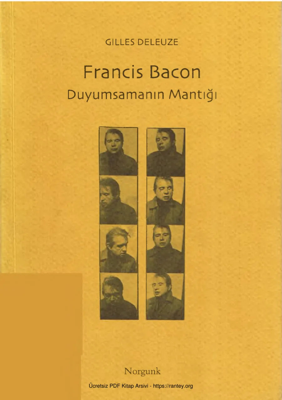 Francis Bacon Duyumsamanın Mantığı kapak görseli
