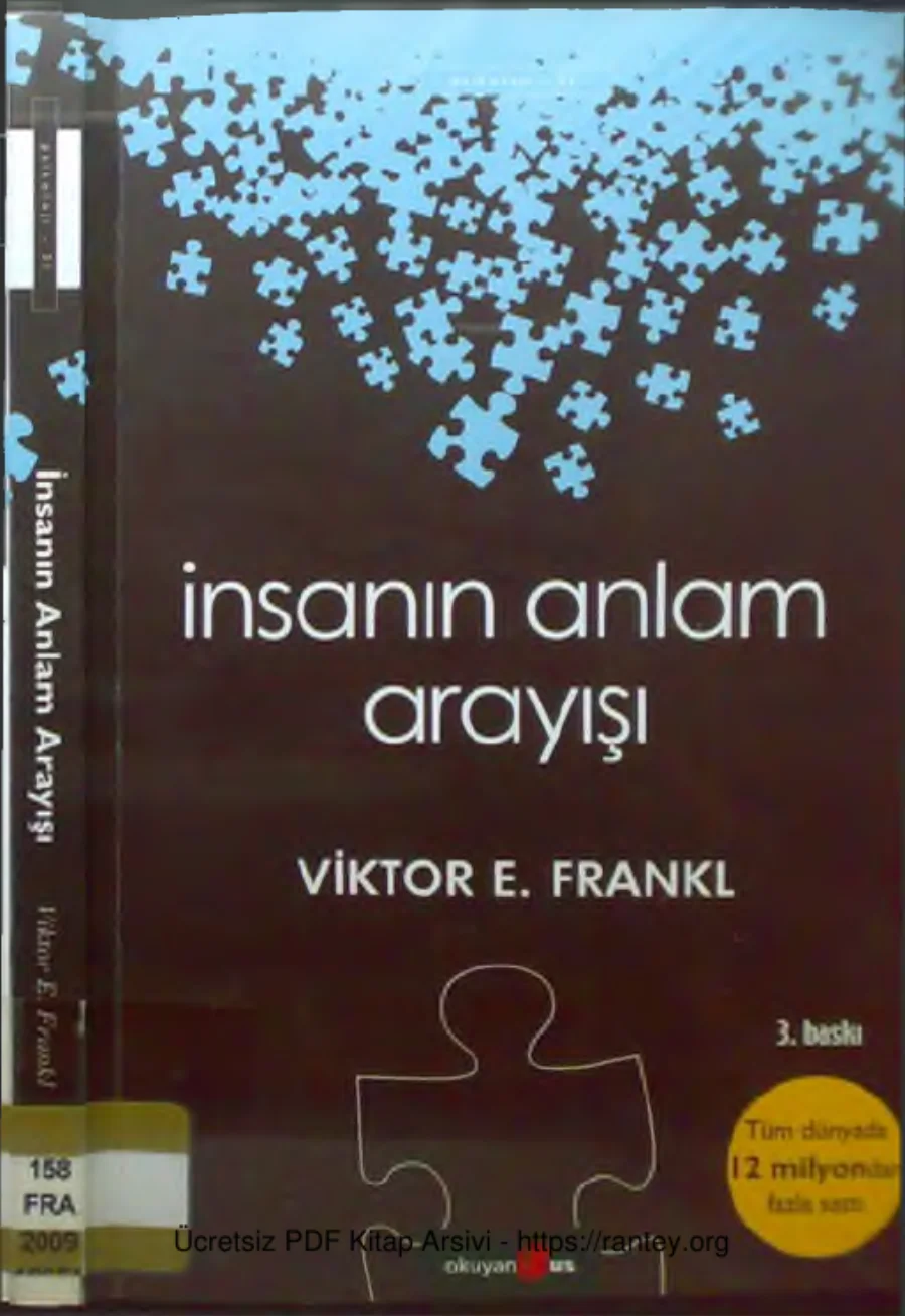 Frankl İnsanın Anlam Arayışı kapak görseli
