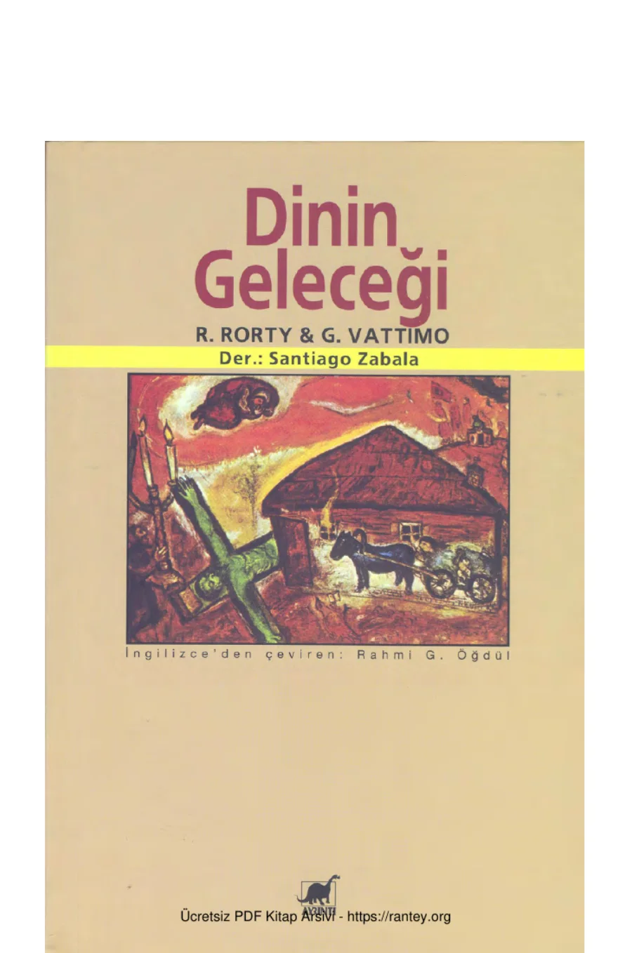 G Vattimo Dinin Geleceği kapak görseli