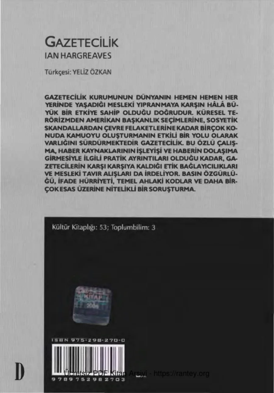 Gazetecilik kapak görseli