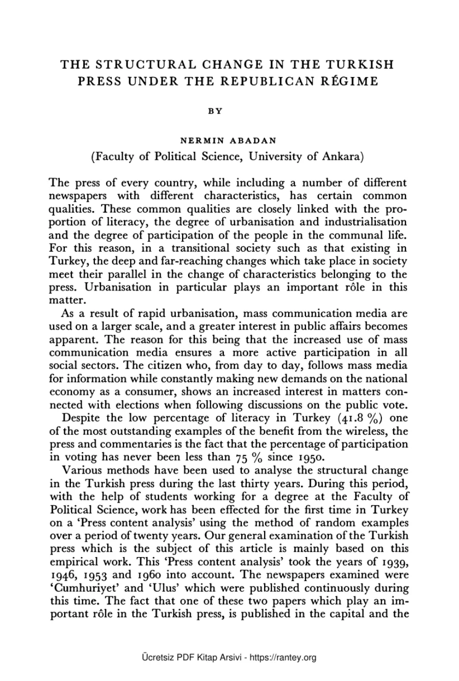 Gazette Vol. X No. 1 - 1964 kapak görseli