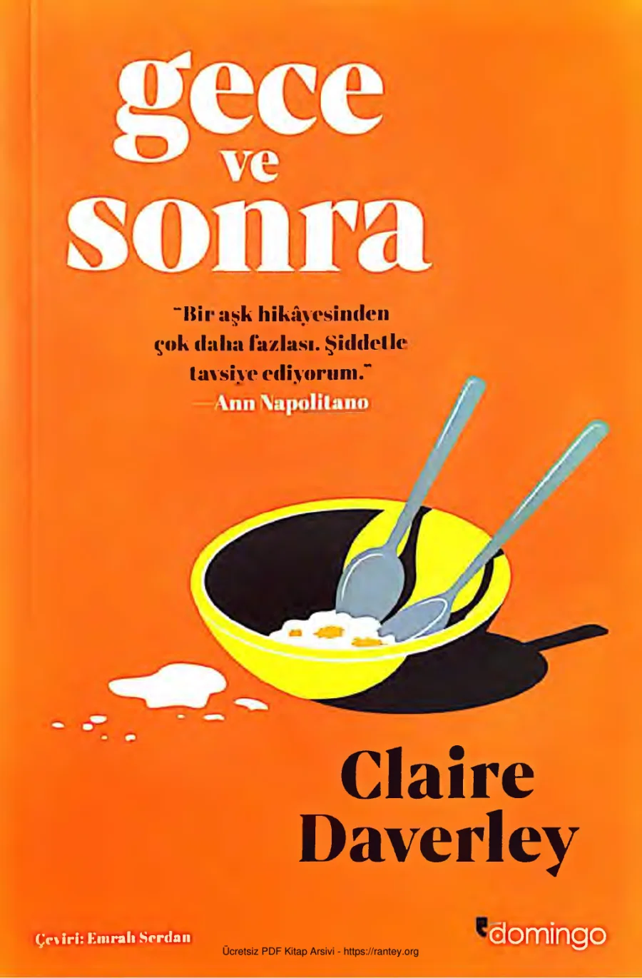 Gece ve Sonra Claire Daverleym kapak görseli