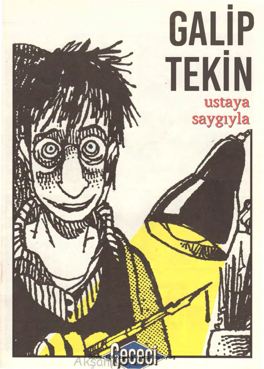 Gececi - Galip Tekin Ustaya Saygıyla Sayı 1in eki kapak görseli