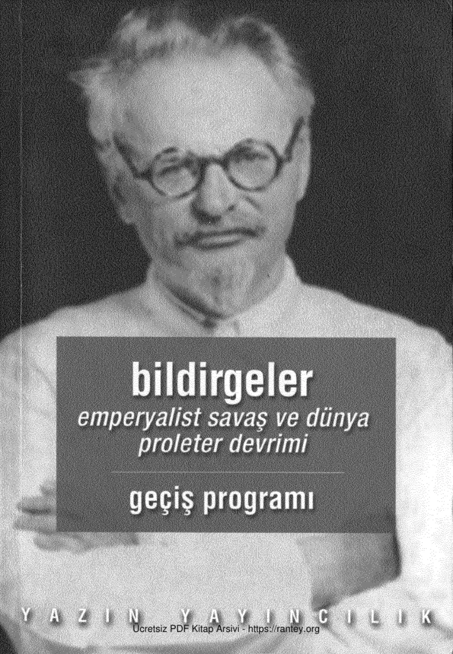 Geçiş Programı Emperyalist Savaş ve Dünya Proleter Devrimi kapak görseli