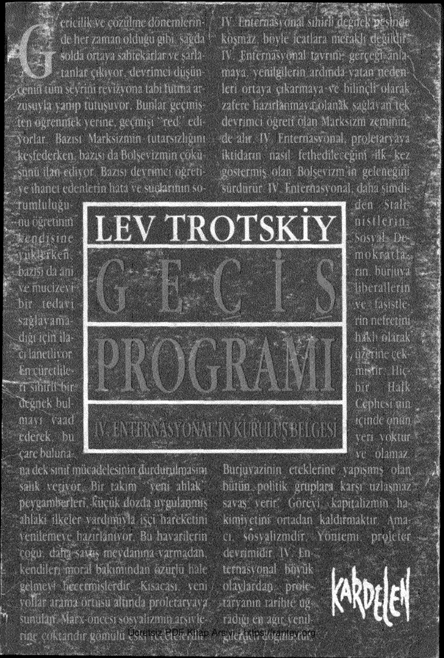 Geçiş Programı kapak görseli