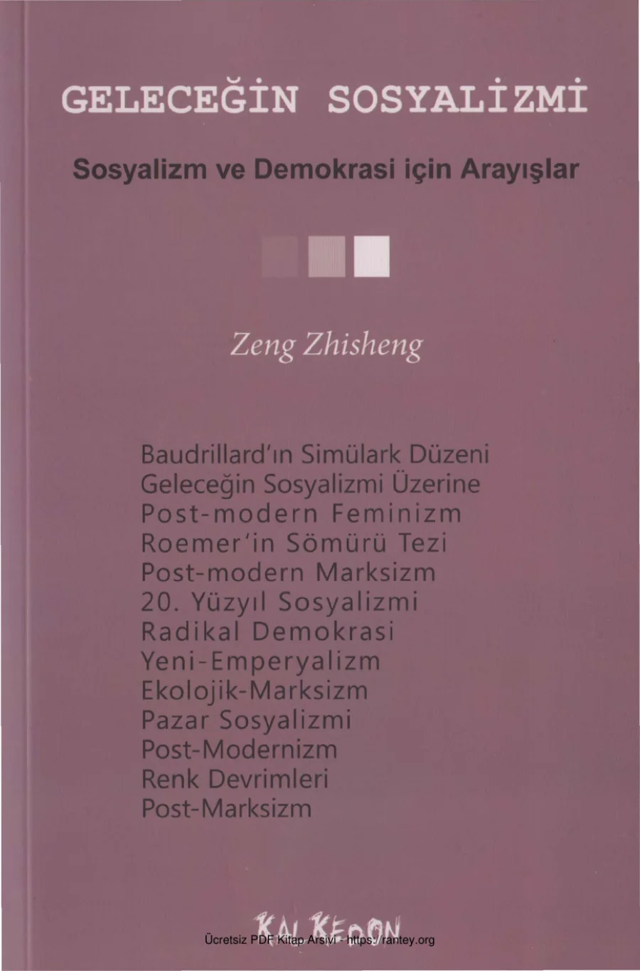 Geleceğin Sosyalizmi kapak görseli