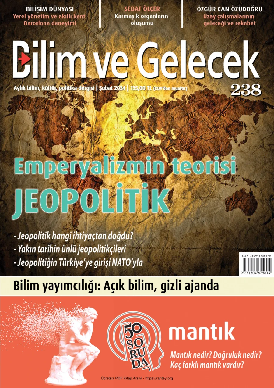 Gelecek Sayı 238 2024 Şubat Emperyalizmin Teorisi Jeopolitik Açık Bilim Gizli Ajanda kapak görseli