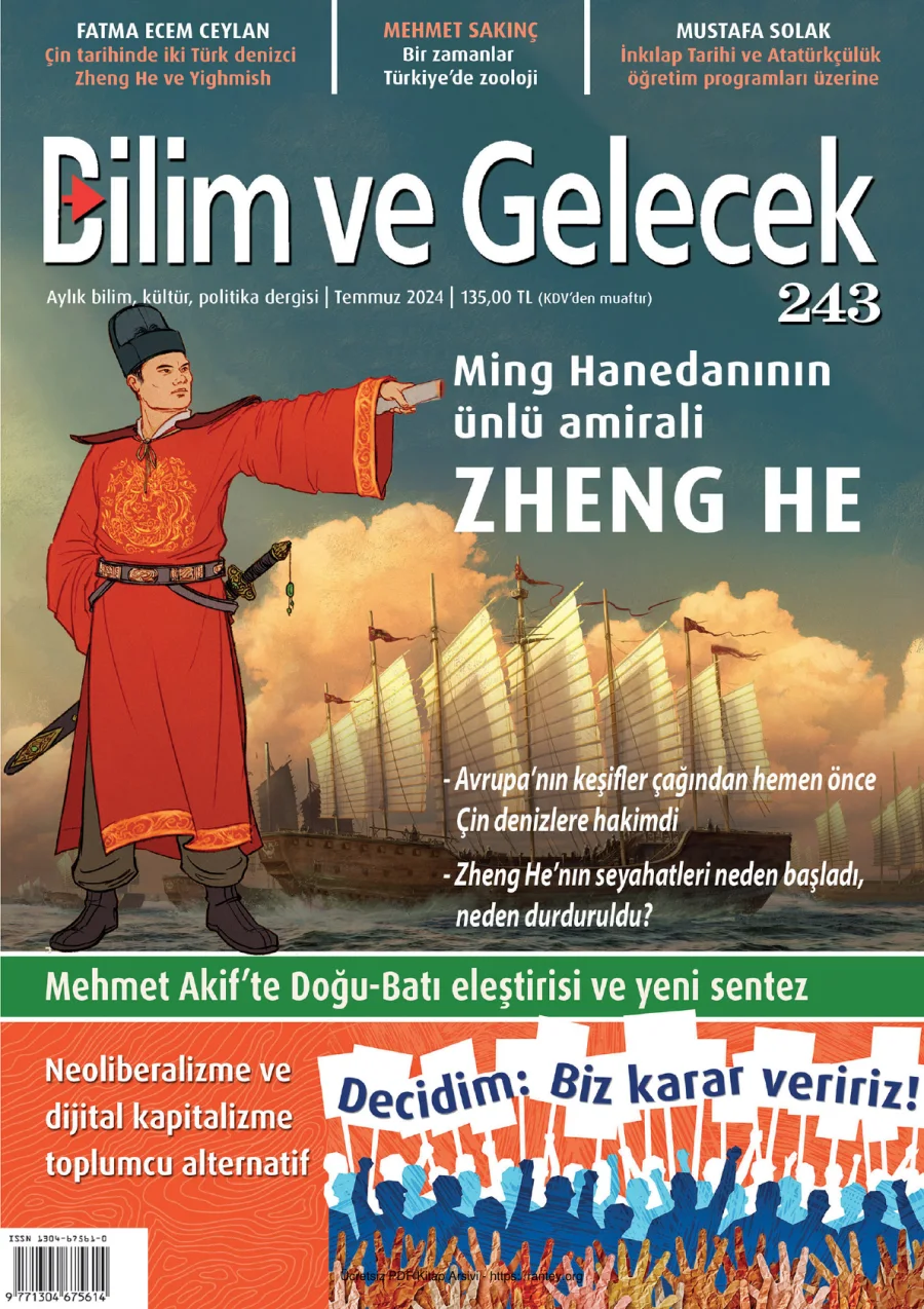 Gelecek Sayı 243 2024 Temmuz Ming Hanedanının Ünlü Amirali Zheng He Mehmet Akif Decidim kapak görseli