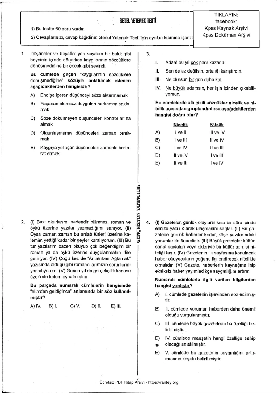 Gencvizyon 2016 Tg3 GyGk kapak görseli