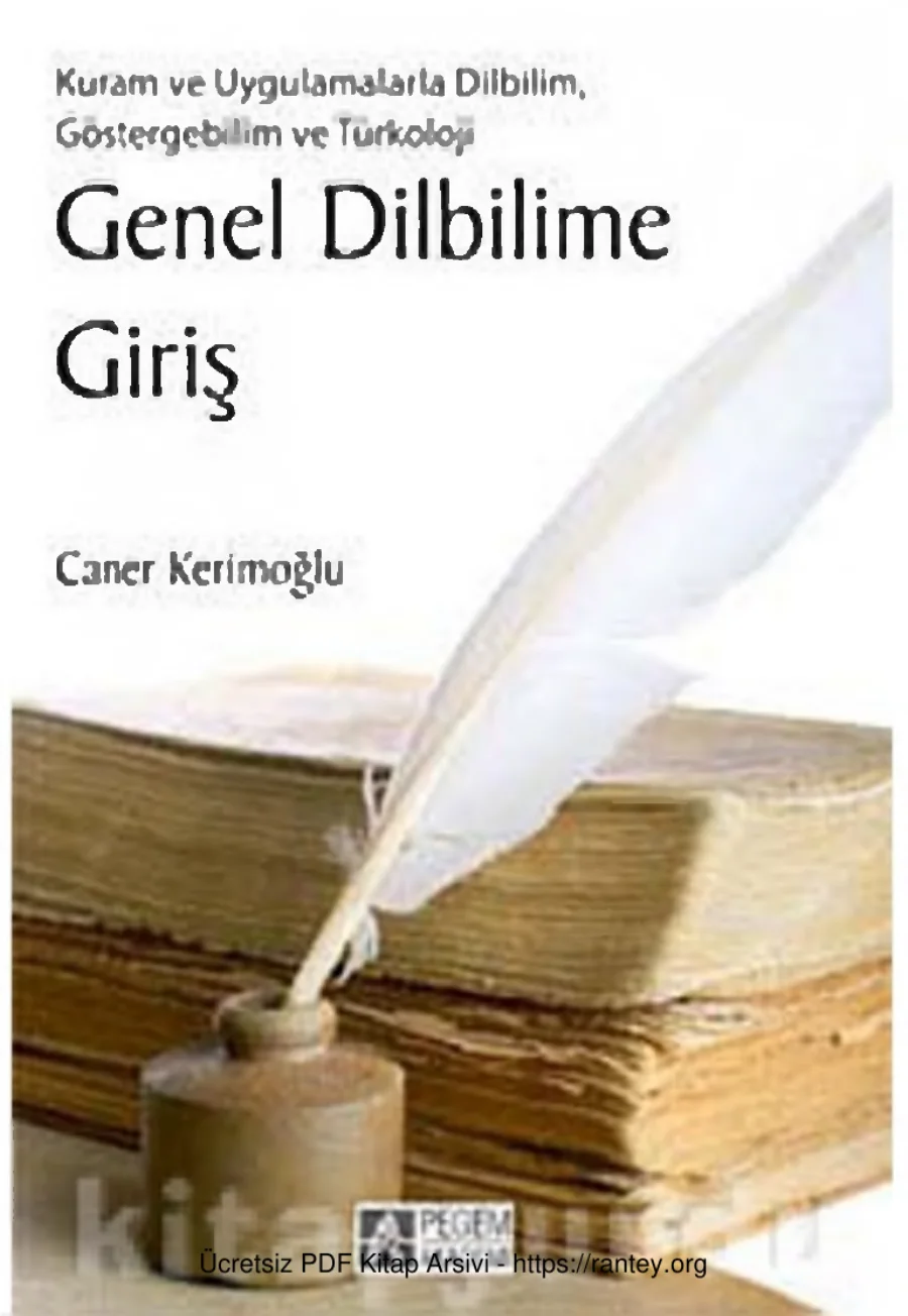 Genel Dilbilime Giriş kapak görseli