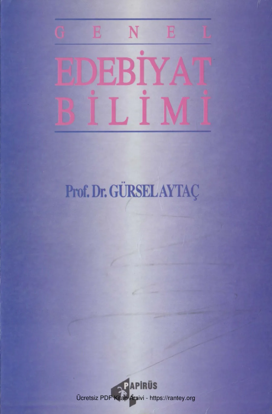 Genel Edebiyat Bilimi kapak görseli