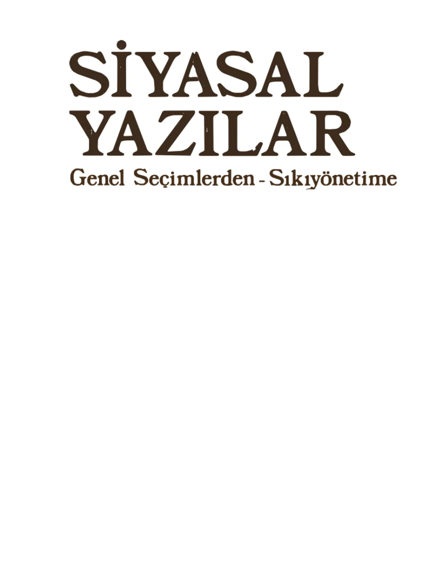 Genel Seçimlerden Sıkıyönetim Devrimci kapak görseli