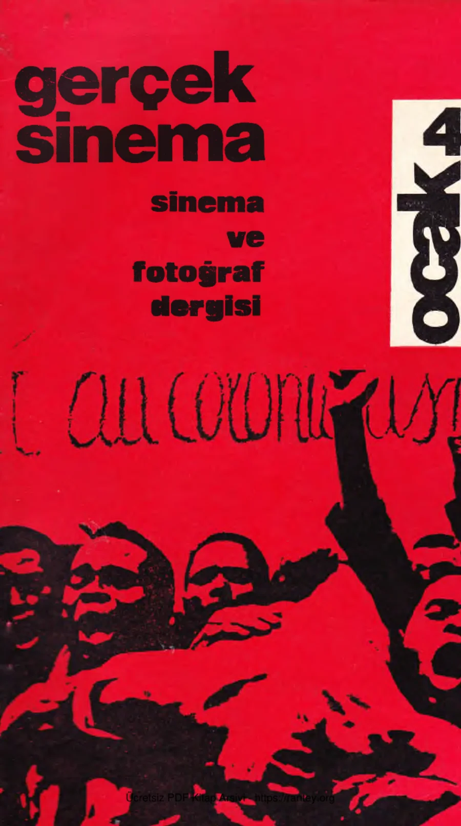 Gerçek Sinema Sayı 04 Ocak 1974 kapak görseli