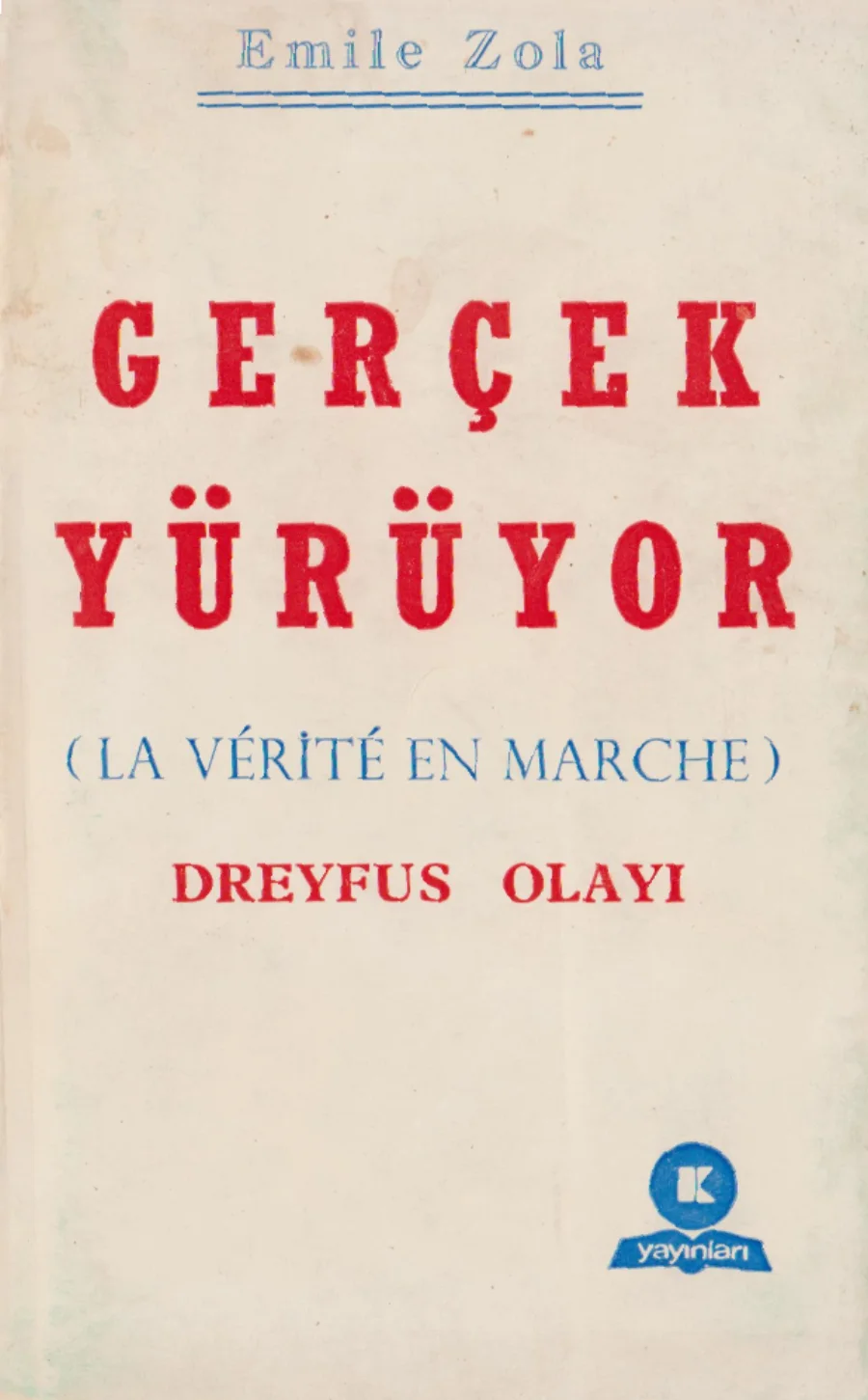 Gerçek Yürüyor Dreyfus Olayı kapak görseli