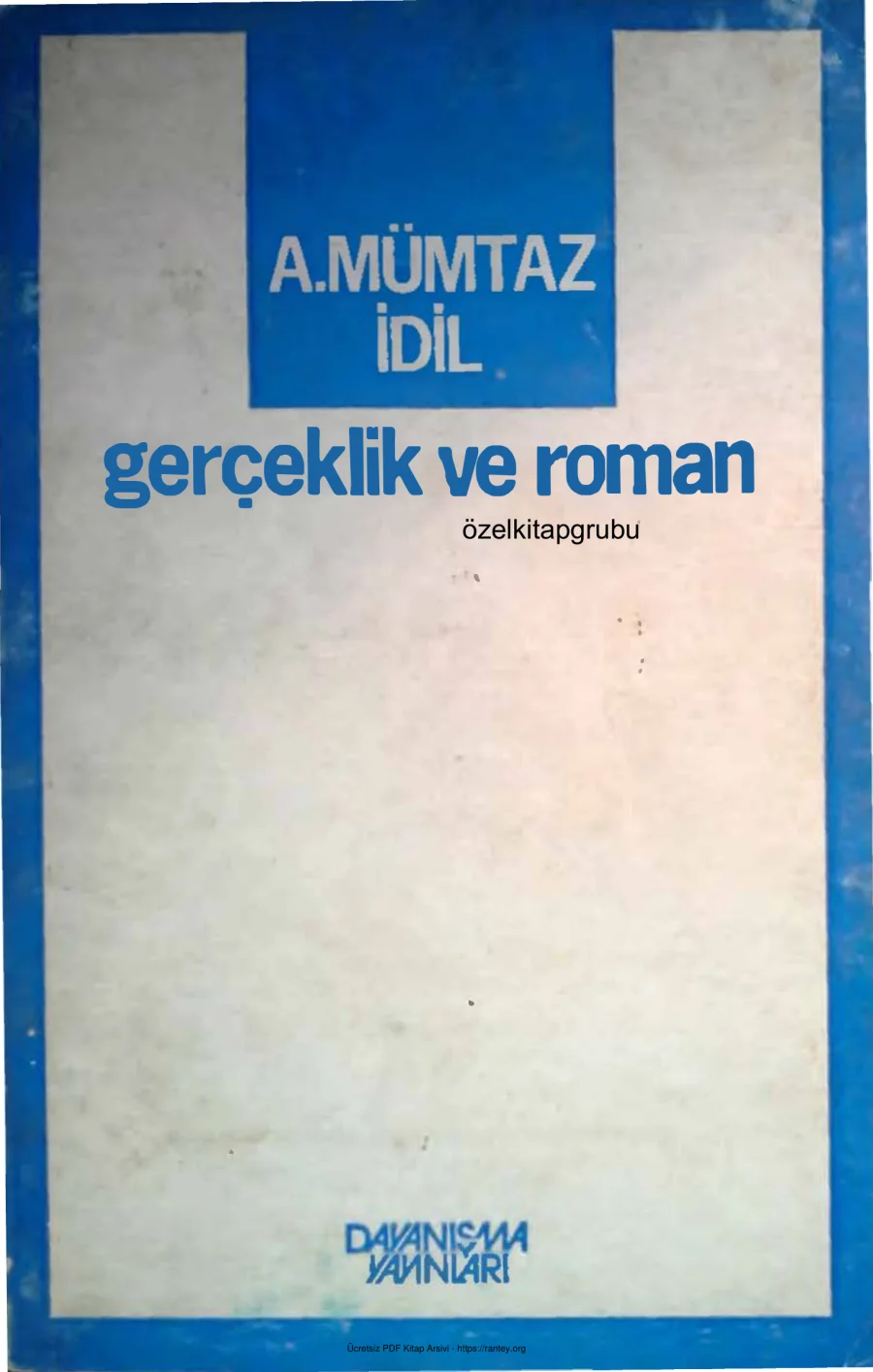 Gerçekçilik ve Roman kapak görseli