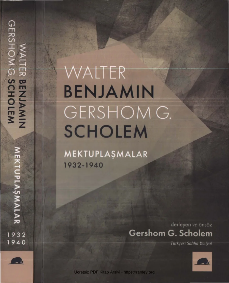 Gershom G Scholem Mektuplaşmalar 1932 1940 kapak görseli