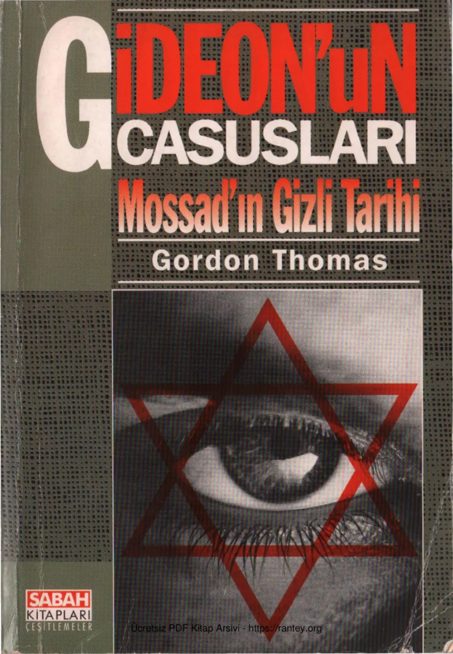 Gideonun Casusları Mossadın Gizli Tarihi Sabah Yayınları kapak görseli