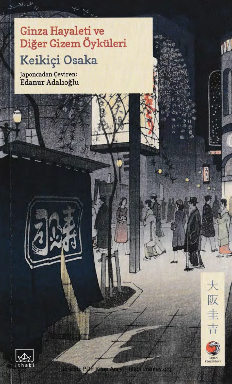 Ginza Hayaleti ve Diğer Gizem Öyküleri kapak görseli