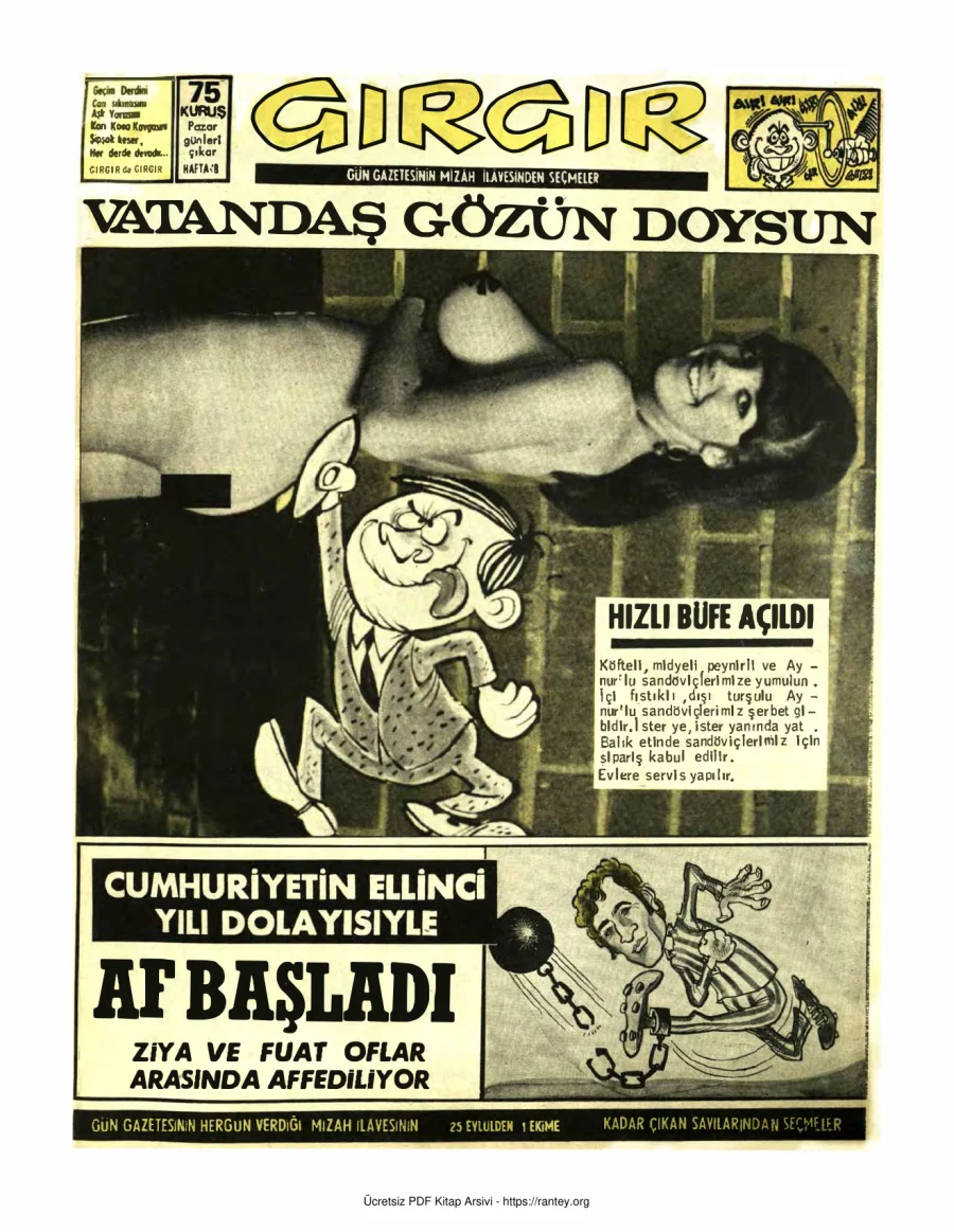 GırGır 1972 Sayı 008 kapak görseli