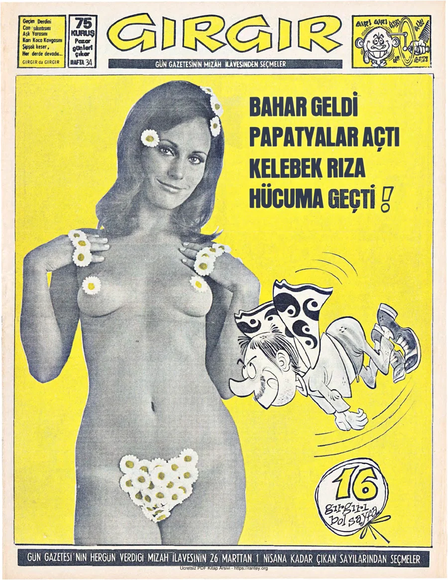 GırGır 1973 Sayı 034 kapak görseli
