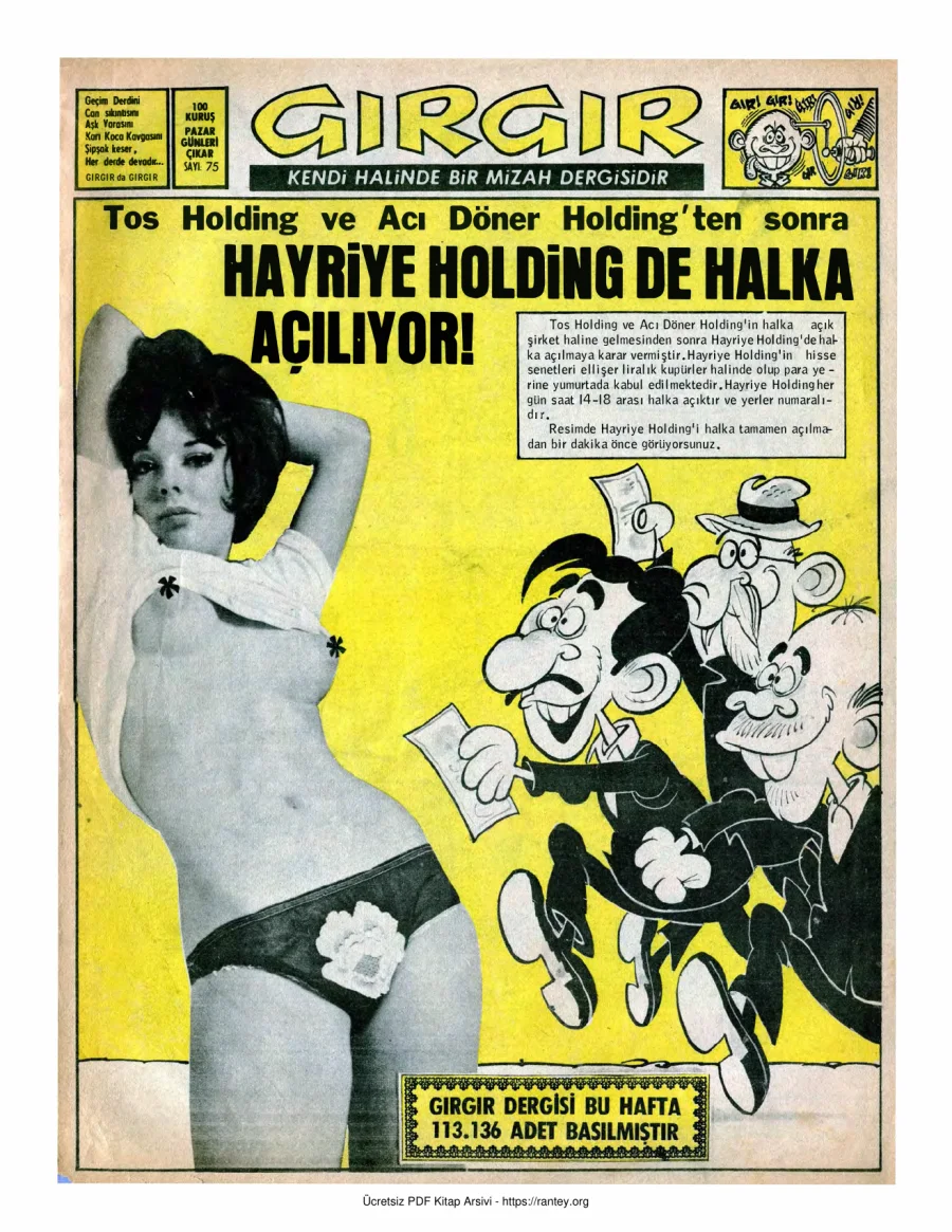 GırGır 1974 Sayı 075 kapak görseli