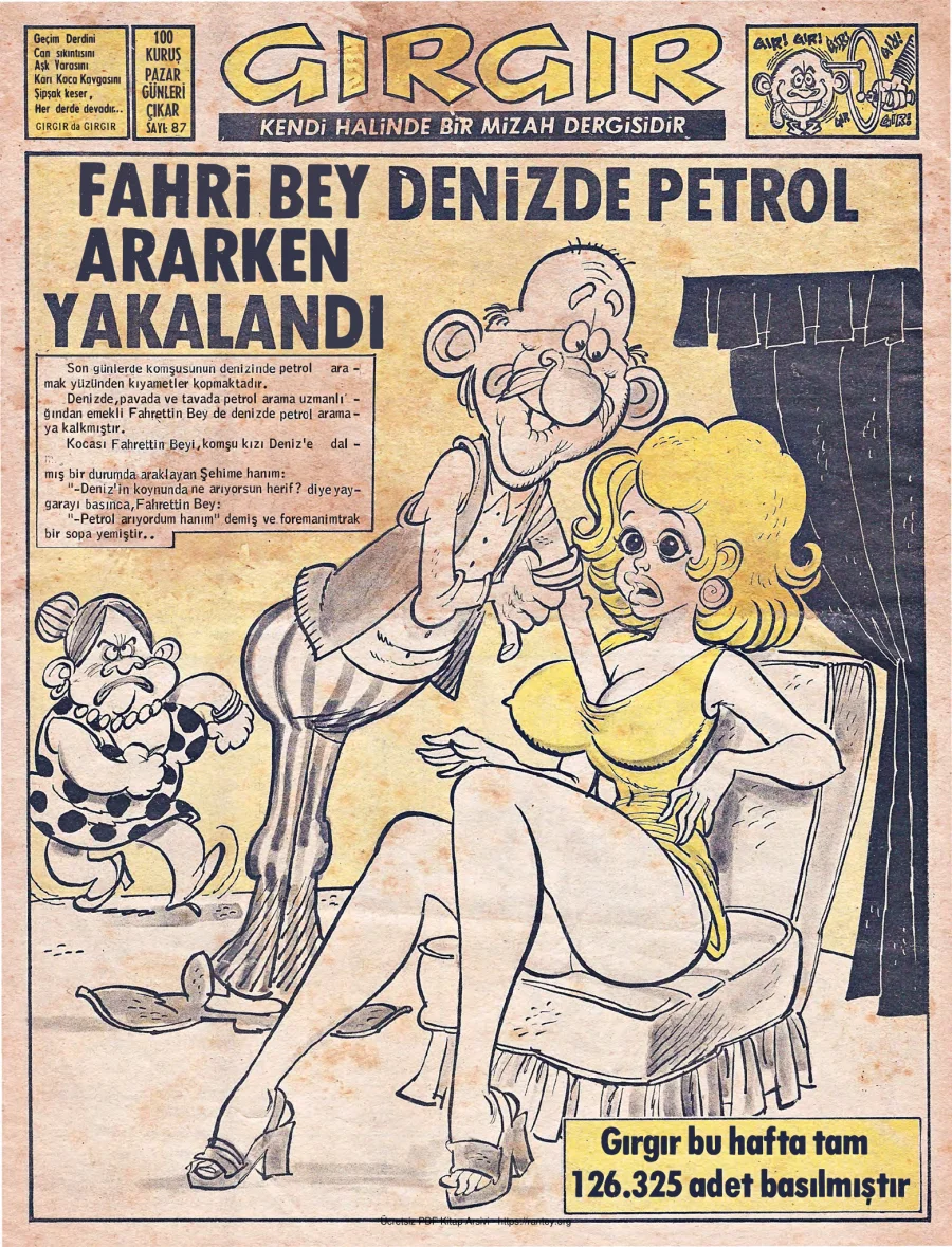 GırGır 1974 Sayı 087 kapak görseli
