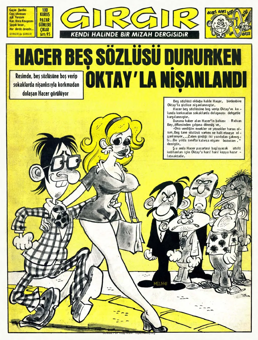 GırGır 1974 Sayı 095 kapak görseli