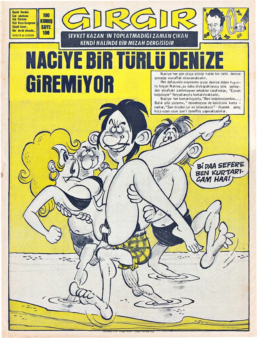 GırGır 1974 Sayı 100 kapak görseli