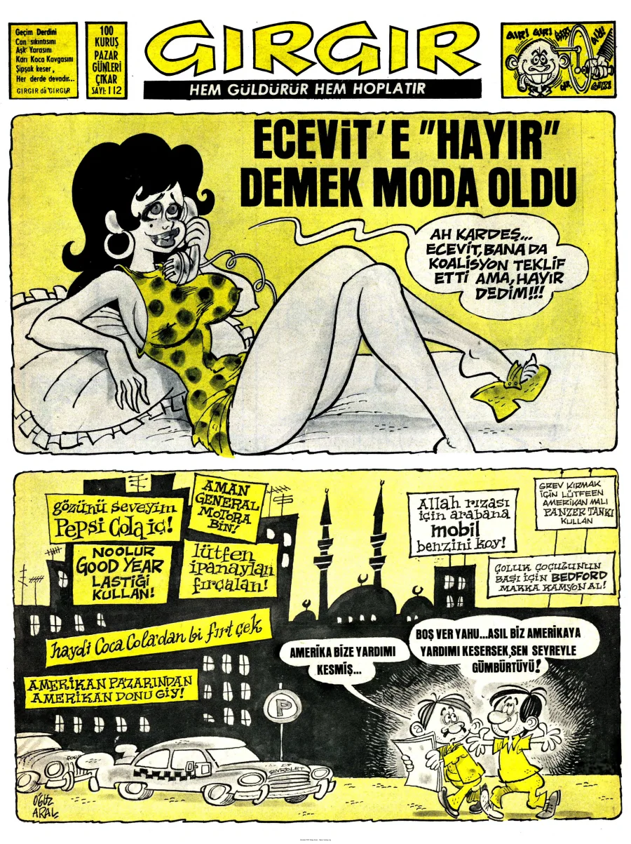 GırGır 1974 Sayı 112 kapak görseli