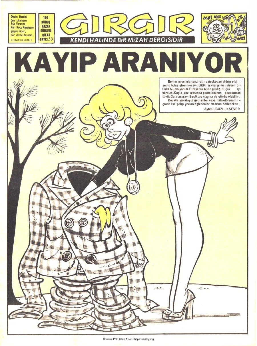 GırGır 1975 Sayı 133 kapak görseli