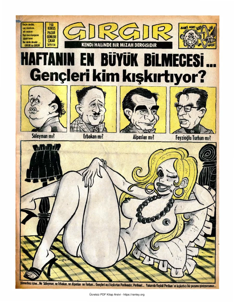 GırGır 1975 Sayı 134 kapak görseli