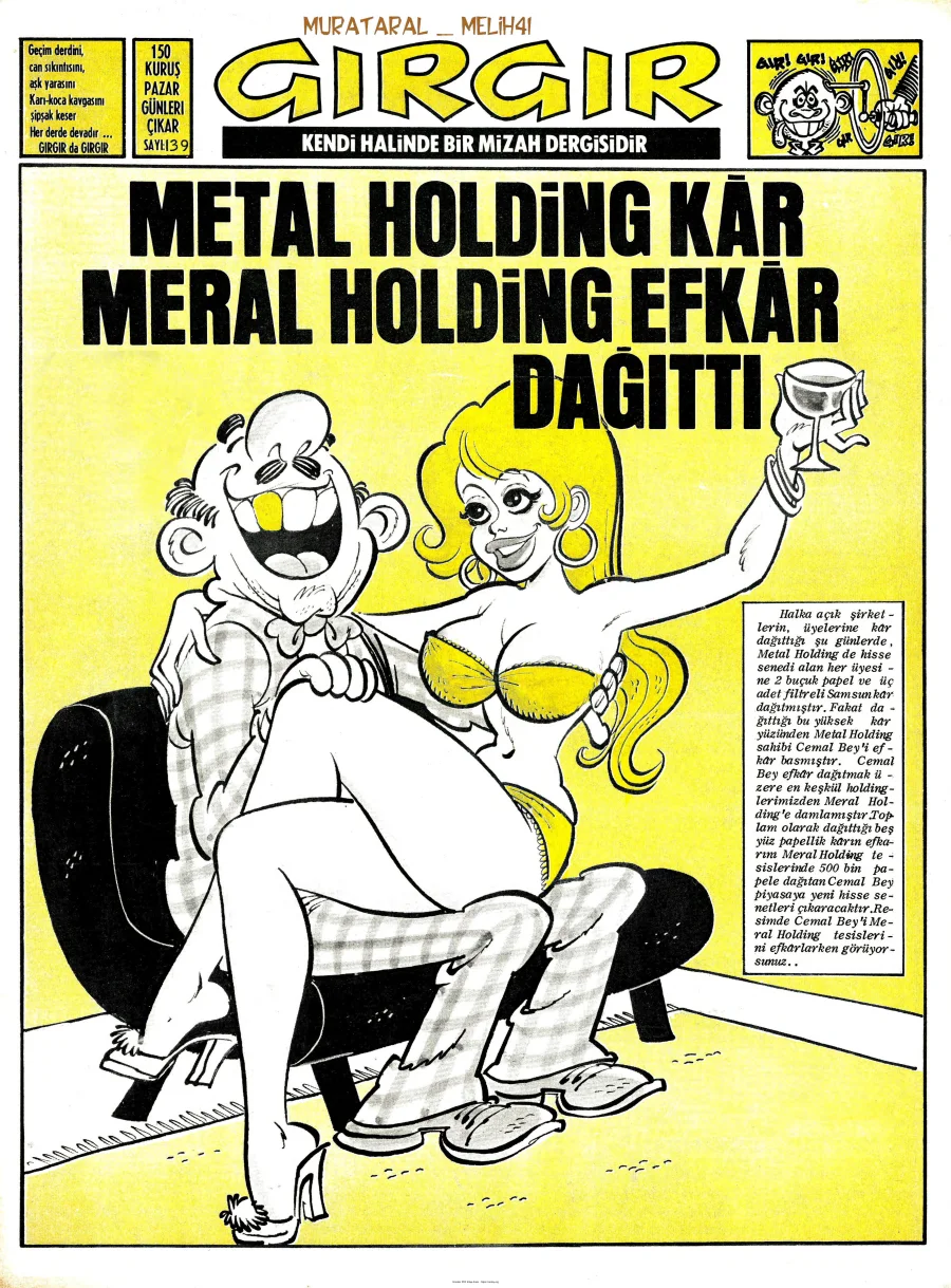 GırGır 1975 Sayı 139 kapak görseli