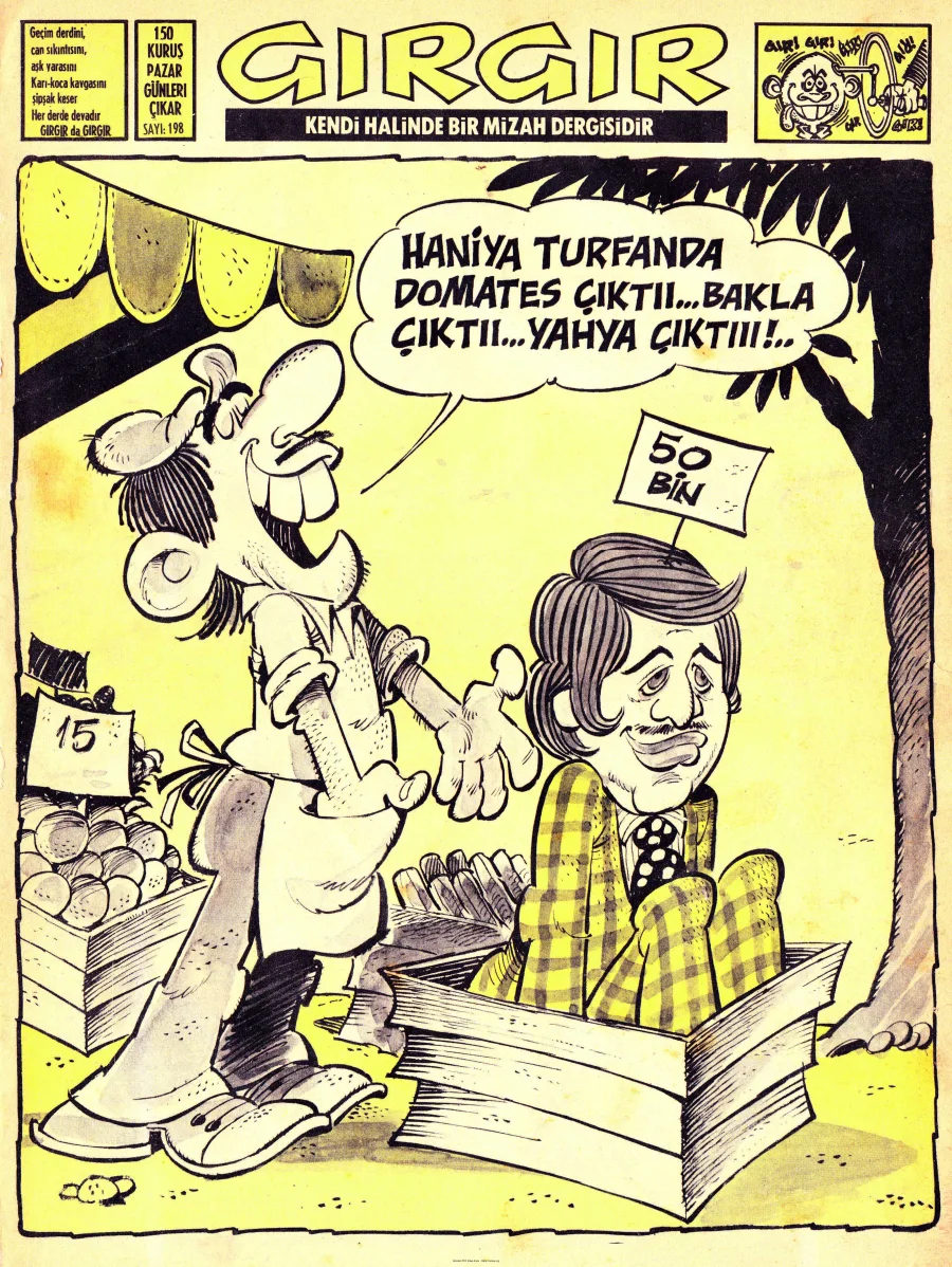 GırGır 1976 Sayı 198 kapak görseli