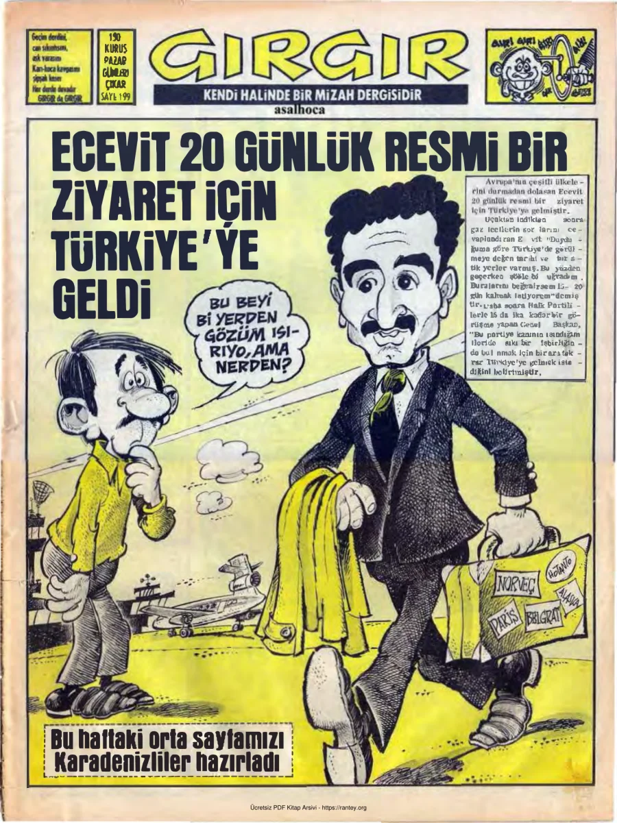 GırGır 1976 Sayı 199 kapak görseli