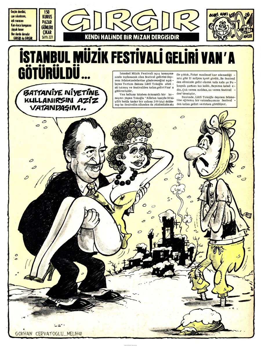 GırGır 1976 Sayı 227 kapak görseli