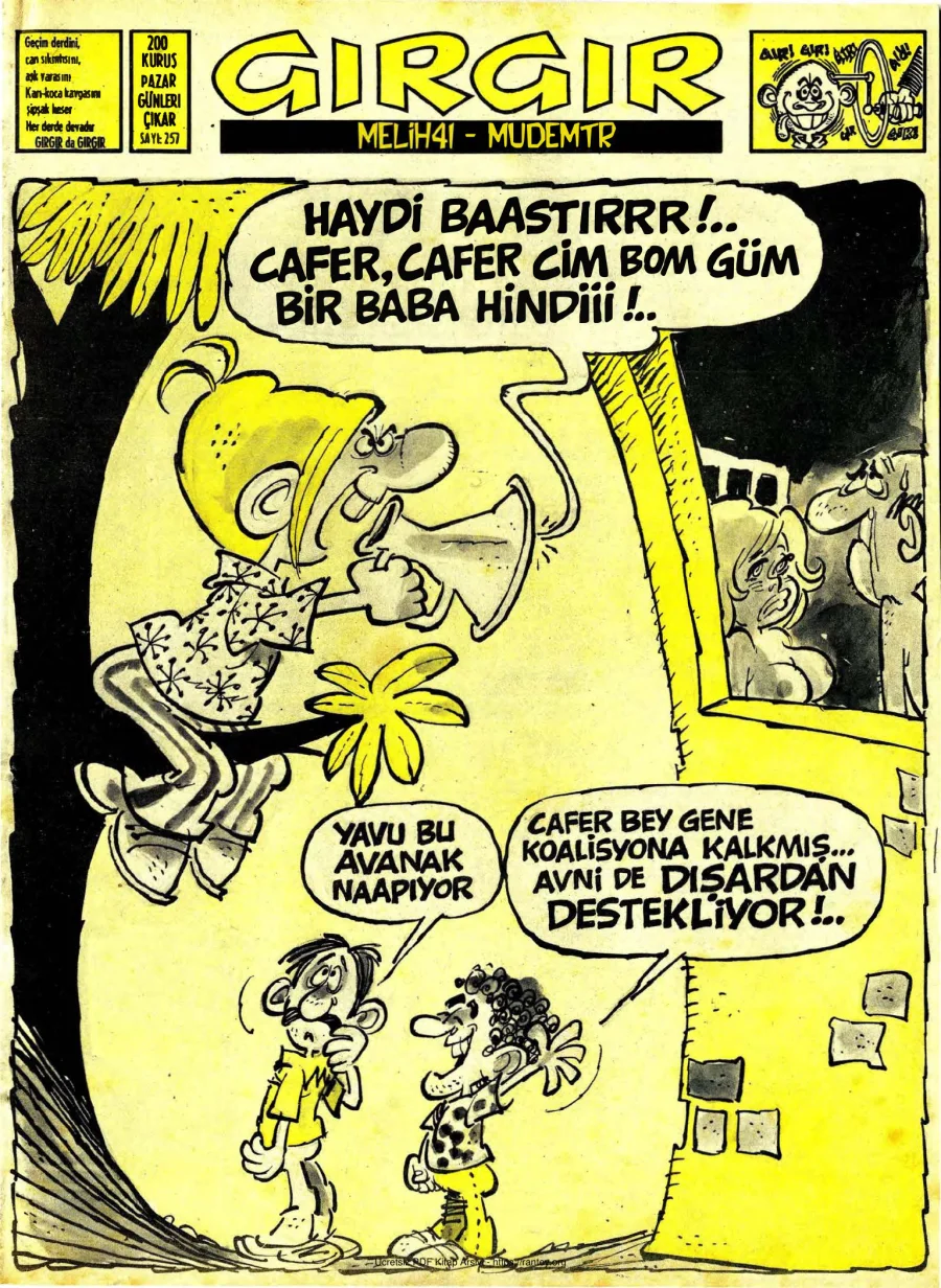 GırGır 1977 Sayı 257 kapak görseli