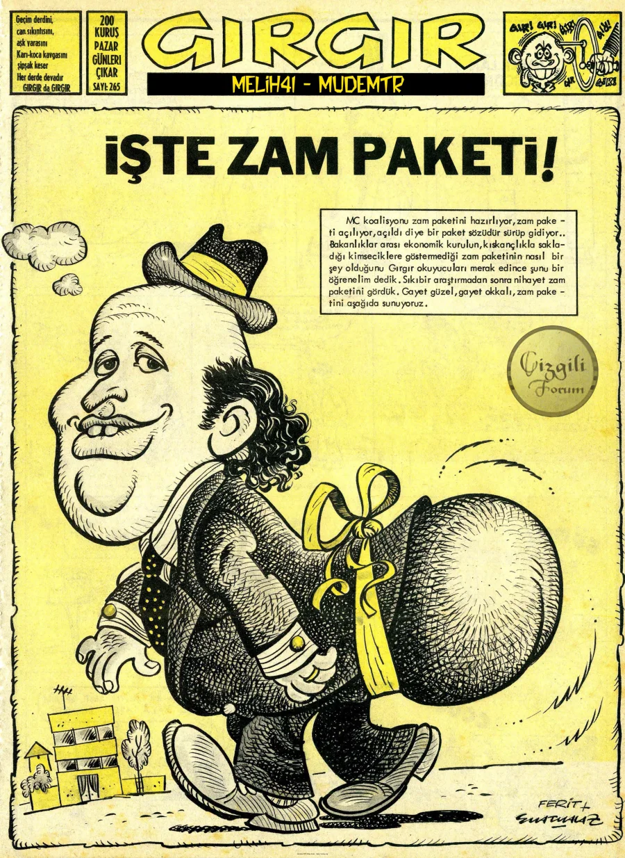 GırGır 1977 Sayı 265 kapak görseli