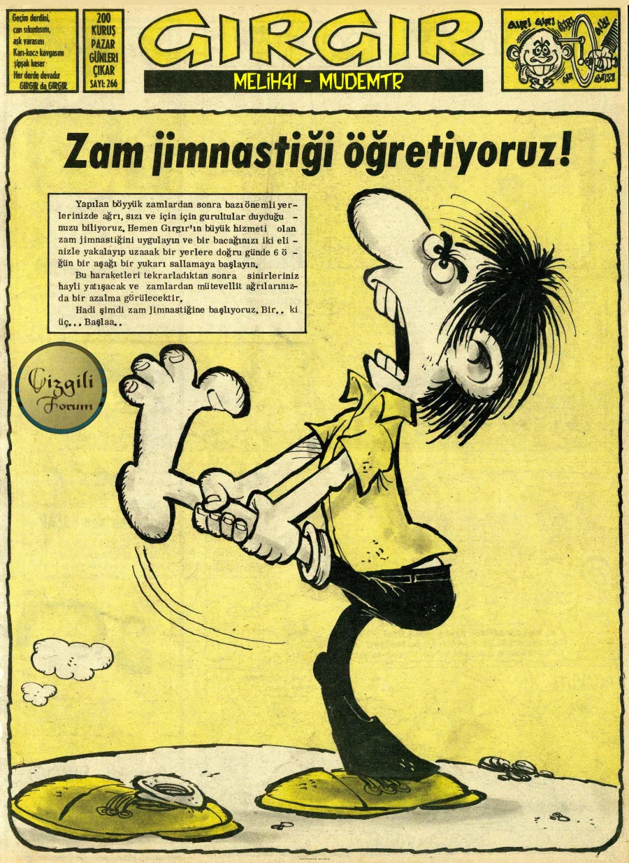 GırGır 1977 Sayı 266 kapak görseli