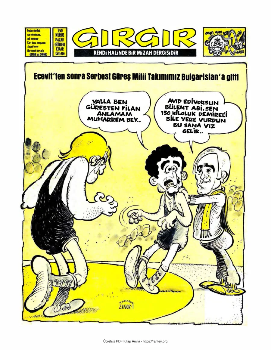 GırGır 1978 Sayı 300 kapak görseli