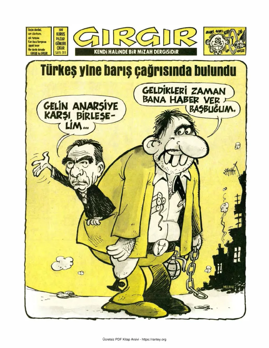 GırGır 1978 Sayı 311 kapak görseli