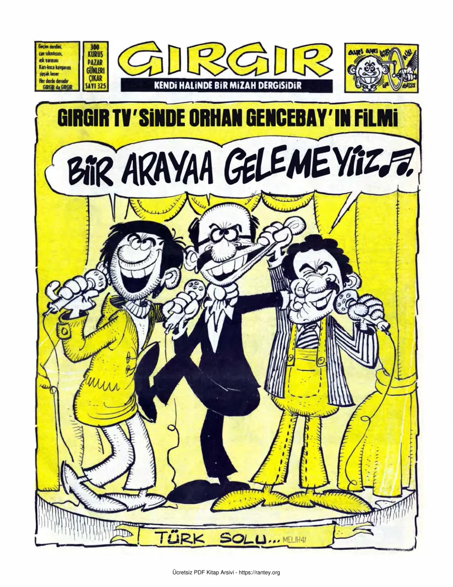 GırGır 1978 Sayı 325 kapak görseli