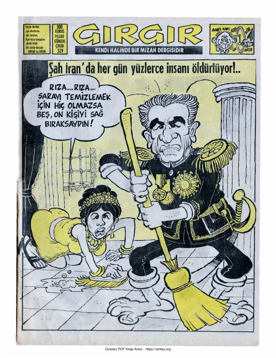 GırGır 1978 Sayı 329 kapak görseli