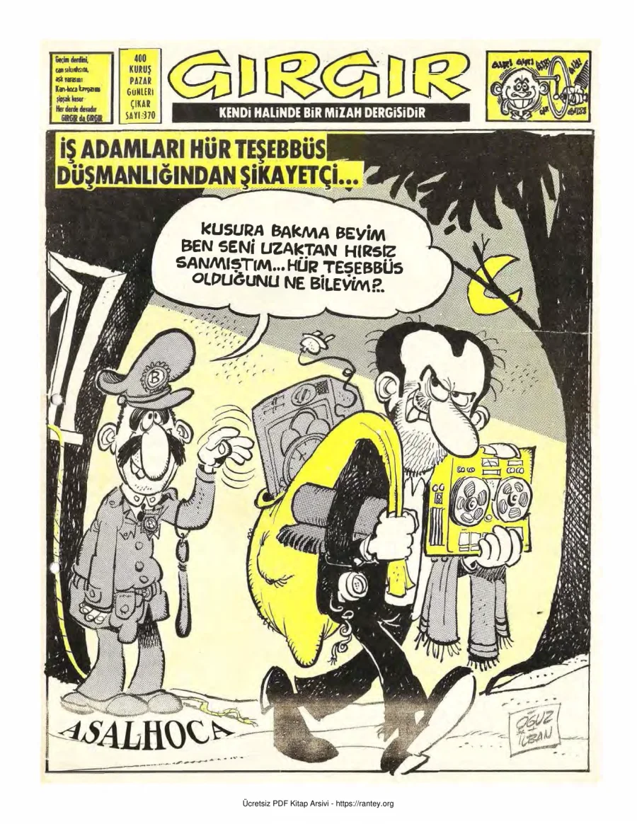 GırGır 1979 Sayı 370 kapak görseli