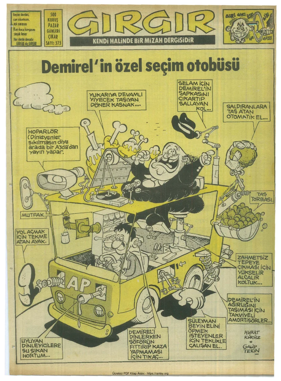GırGır 1979 Sayı 373 kapak görseli