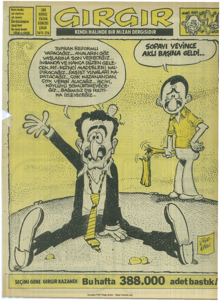 GırGır 1979 Sayı 376 kapak görseli