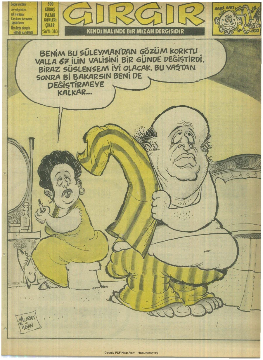 GırGır 1979 Sayı 383 kapak görseli